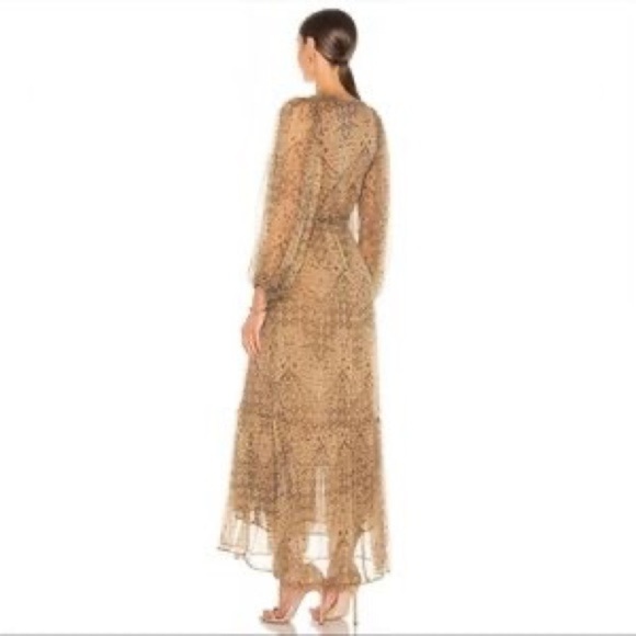 Mes Demoiselles geometric printed chiffon maxi dress - Picture 2 of 10